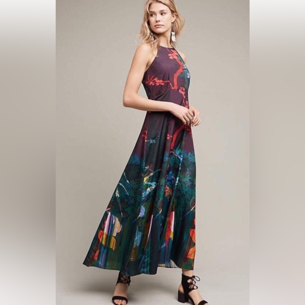 Anthropologie Moulinette Soeurs Cadence Maxi Dress